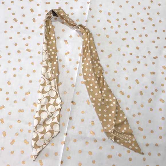Coach silk ponytail scarf - Picture 1 of 2